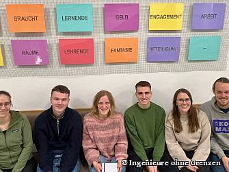 Ingenieure ohne Grenzen schafft einen Lernort für Auszubildende
