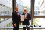 Dipl.-Ing. Andreas Winkens (links) und der Vizepräsident der Ingenieurkammer-Bau NRW, Dr.-Ing. Hubertus BrauerNRW, Dr.-Ing. Hubertus Brauer