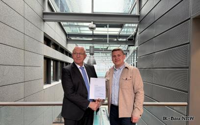 IK-Bau NRW: Neuer Sachverständiger anerkannt