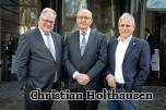 v.l.n.r. Vizepräsident Dipl.-Ing. Michael Püthe, Dr.-Ing. Heinrich Bökamp, Präsident der Ingenieurkammer-Bau NRW, Vizepräsident Dr.-Ing. Andreas Rose