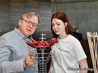 Vater und Tochter beim Bundesfinale