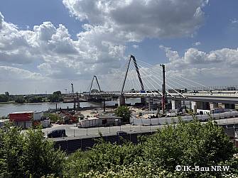 Baustellenbesichtigung Leverkusener Rheinbrücke