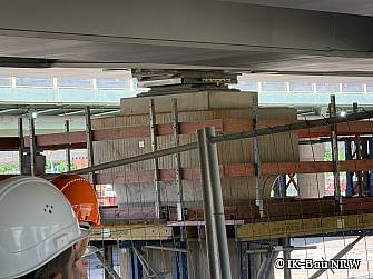Baustellenbesichtigung Leverkusener Rheinbrücke