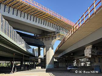 Baustellenbesichtigung Leverkusener Rheinbrücke
