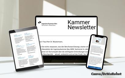 Ein Newsletter für die IK-Bau NRW
