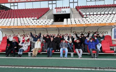 Ein Blick hinter die Kulissen des Stadionbaus an der Hafenstraße