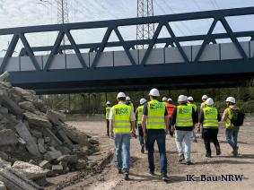 Baustellenbesichtigung