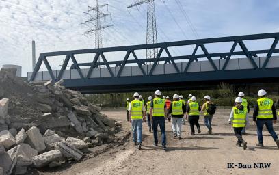 Baustelle als Lernort: START.ING. auf der A43 