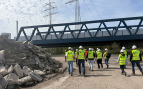 Baustelle als Lernort: START.ING. auf der A43 