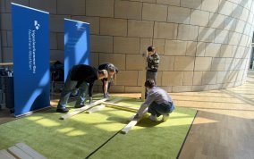 Ausprobieren statt zuschauen: Die IK-Bau NRW beim Girls’ &amp; Boys’ Day im Landtag