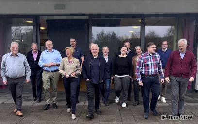 Vorstand der IK-Bau NRW berät in Sprockhövel über Nachwuchs, KI und berufspolitische Weichenstellungen