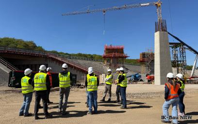 Baustellenbesuch am Kreuz Kaiserberg: Spaghettiknoten entwirrt  