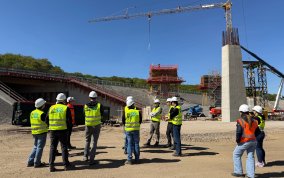 Baustellenbesuch am Kreuz Kaiserberg: Spaghettiknoten entwirrt  