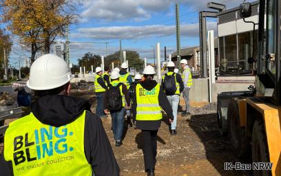 Großprojekt auf der Schiene: START.ING.s und Junge INGs erkunden Bahnbaustelle in Bonn-Beuel