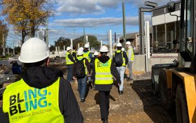Großprojekt auf der Schiene: START.ING.s und Junge INGs erkunden Bahnbaustelle in Bonn-Beuel