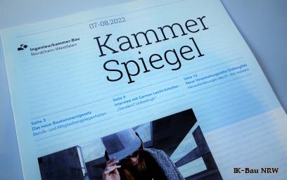 Das Doppelheft 07-08.2022 des Kammer-Spiegels ist da