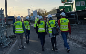 IK-Bau lädt START.INGs und junge Mitglieder zu Baustellenbesichtigung und Pizza-Connection ein