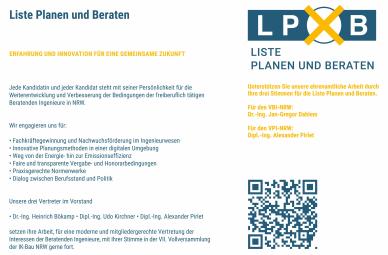 Liste Planen und Bauen