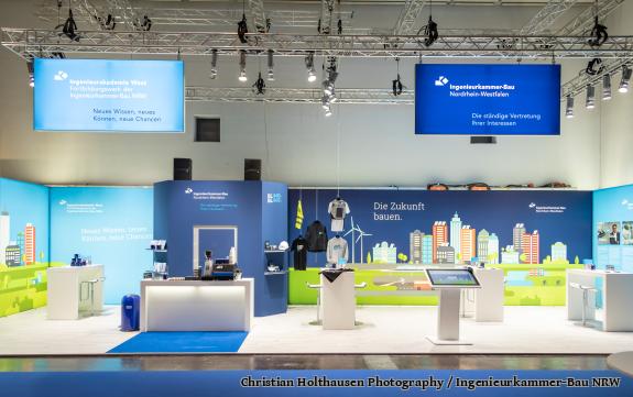 Die Zukunft bauen - Die IK-Bau NRW auf der InfraTech in Essen