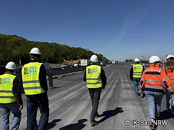 Baustellenbesichtigung am Kreuz Kaiserberg