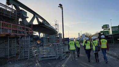 Baustellenbesichtigung