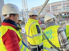 Baustellenbesichtigung